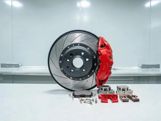 Brake caliper and pad hardware set
