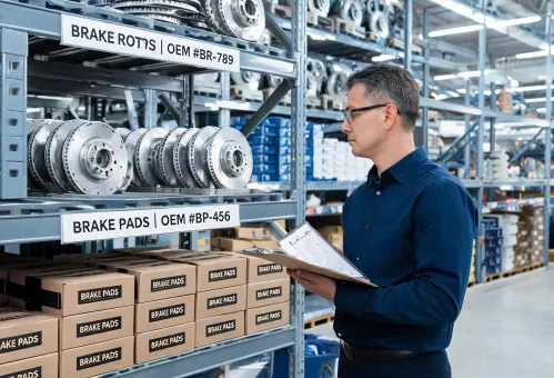 Wholesale brake parts shelf planning